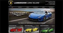 Desktop Screenshot of lamborghinilongisland.com